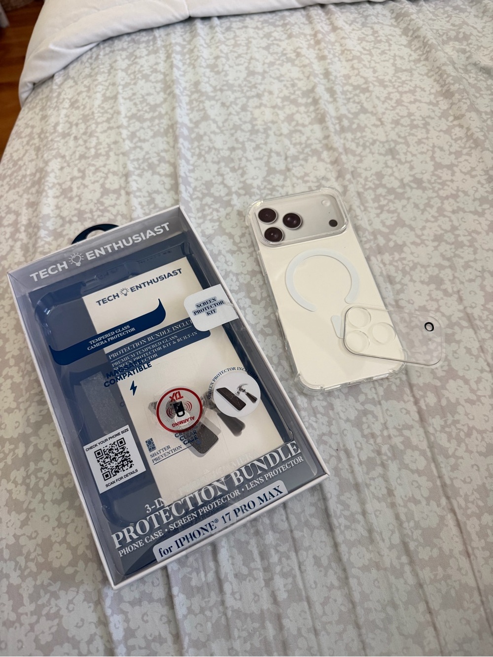 Clear iPhone 17 Pro Max Protection Bundle